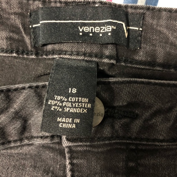 🔥 LAST CHANCE 🔥 Venezia Black Sequin Jeans - 18W - Picture 5 of 7